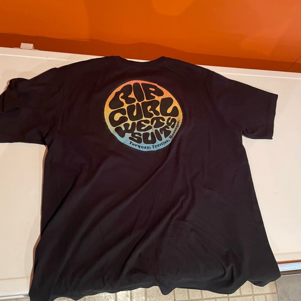 🌊Rip Curl Wet Suits Torquay, Trestles, Hossegor US  XXL T-Shirt 100% Cotton🌊